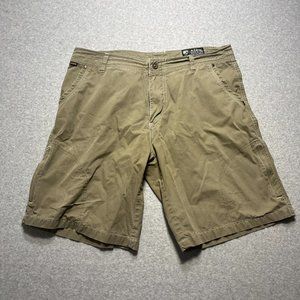 Kuhl Shorts Mens 36 Brown Bermuda Outdoor Hiking Cotton Nylon Mid Rise 10 Inseam
